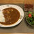 カレーと「自家製福伸漬」の晩ご飯♪
