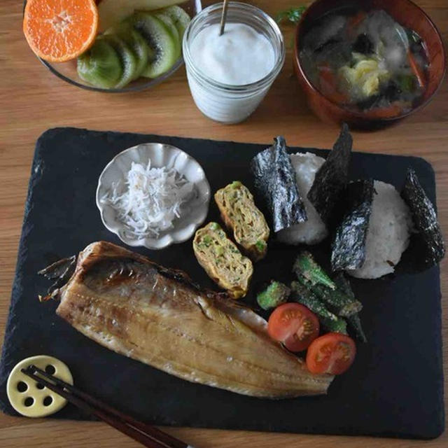 朝ごはん。