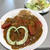 トマトカレー。パスタ屋さんで誕生祝の晩御飯