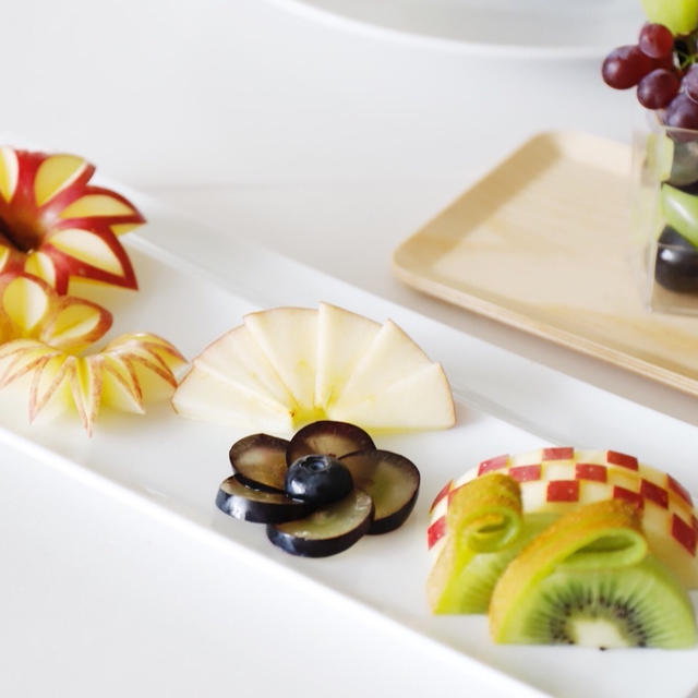りんごで飾り切り By Misako さん レシピブログ 料理ブログのレシピ満載