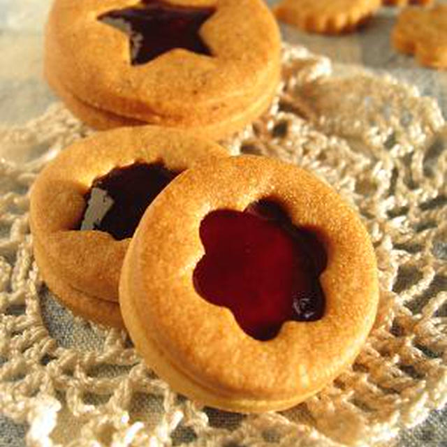 ぶどうジャムサンドクッキー By Honwacafeさん レシピブログ 料理ブログのレシピ満載