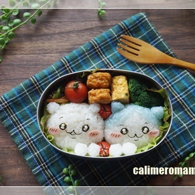 ちいかわとハチワレのお弁当