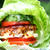 Lettuce Wrapped Teriyaki Salmon Quinoa Burger照り焼きサーモンキノアバーガーdeレタスバーガー