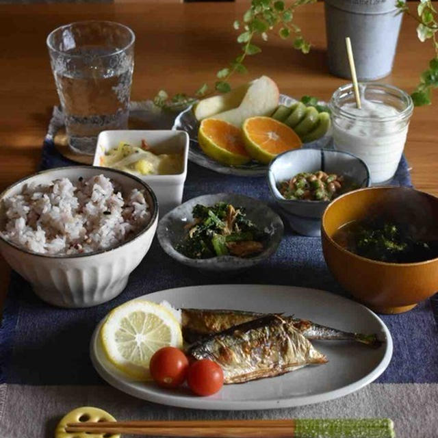 合宿当日朝ごはん。