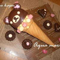 涙・涙・涙……。*((艸д・。`*)゜*。…＆くまデコ　チョコ♪
