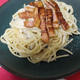 ベーコンときのこのクリームパスタ・ワンパンで作れる手軽さが嬉しい！