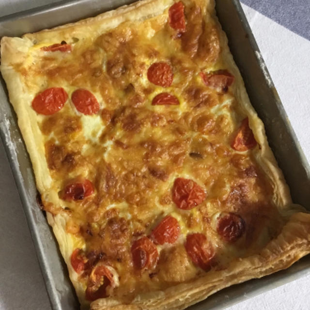チーズだけ贅沢なありあわせのキッシュ