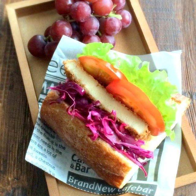 Koya Tofu Katsu Sandwich高野豆腐カツサンド