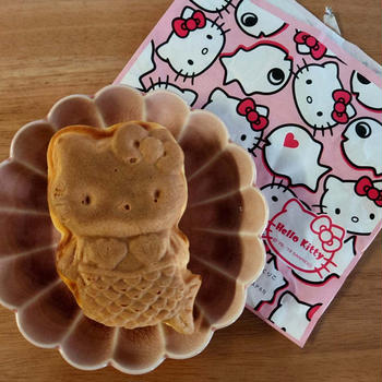 くりこ庵でハローキティ焼き