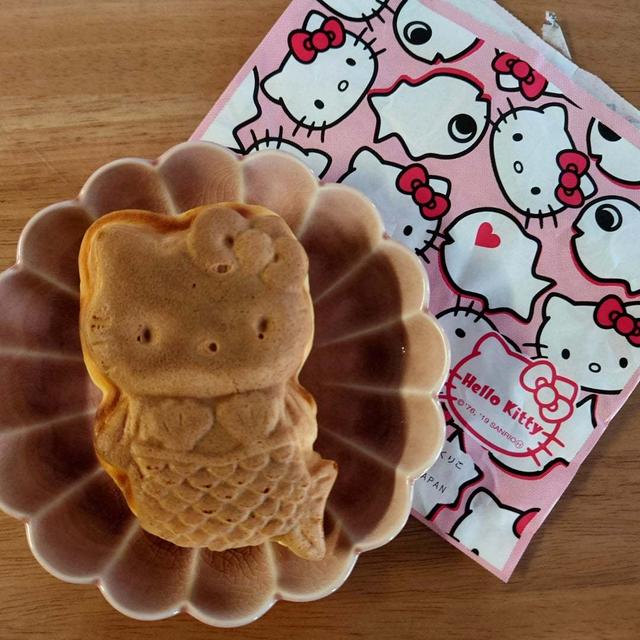 くりこ庵でハローキティ焼き