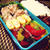 しゅうまい弁当とカラフル冷奴。