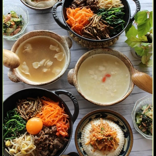 美味しいスープとビビンパ で 韓国料理 By Etyさん レシピブログ 料理ブログのレシピ満載