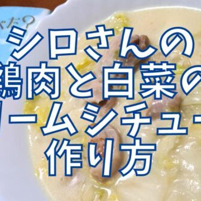 【再現レシピ】きのう何食べた?鶏肉と白菜のクリームシチューの作り方を写真付きで解説!