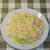 キャベツと鮭フレークの和風パスタ