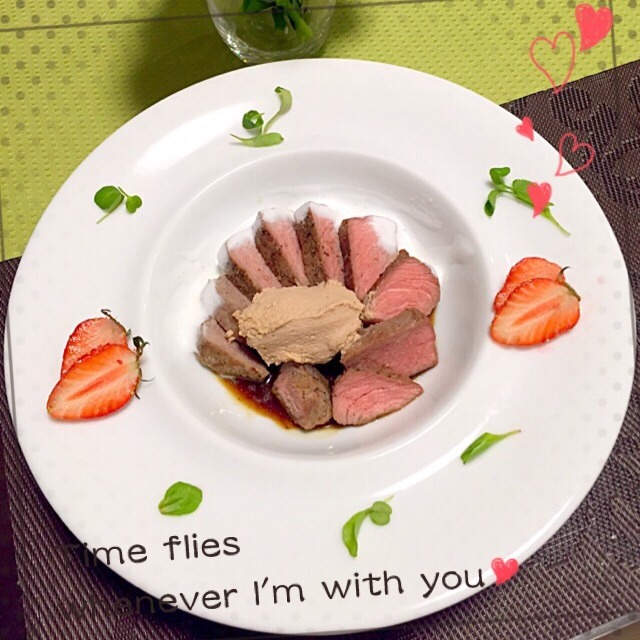 仔牛のステーキ♪