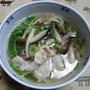豚肉ときのこのハリハリ汁