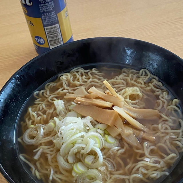 2021.1.19仕事上がりに雪かきと、ご褒美と、お家ラーメン♡