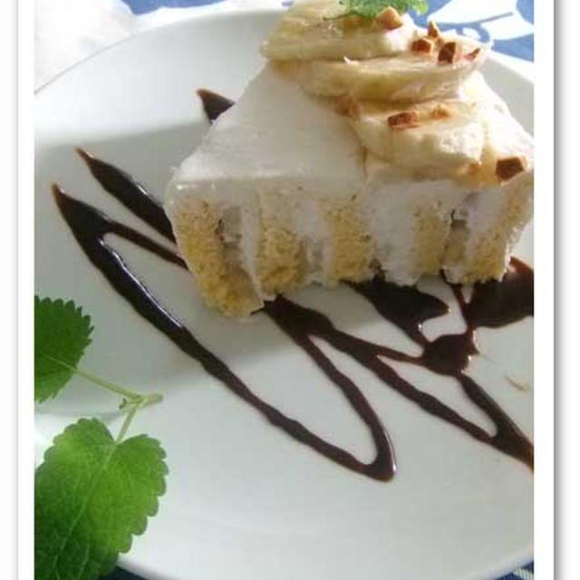 バナナぐるぐるケーキ*