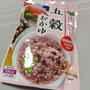 五穀おかゆで雑穀白玉ぜんざい