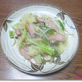 ありあわせの野菜炒め　冷蔵庫の断捨離メニューです
