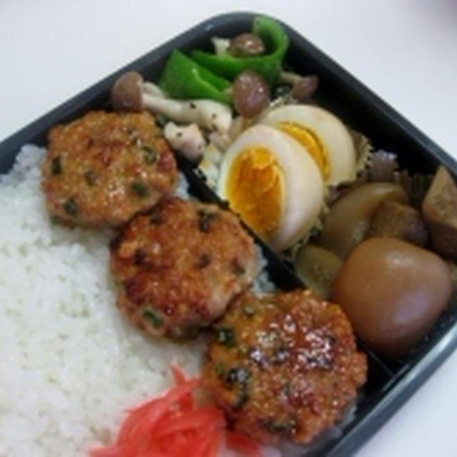 今日のお弁当～お土産のこんにゃくで♪