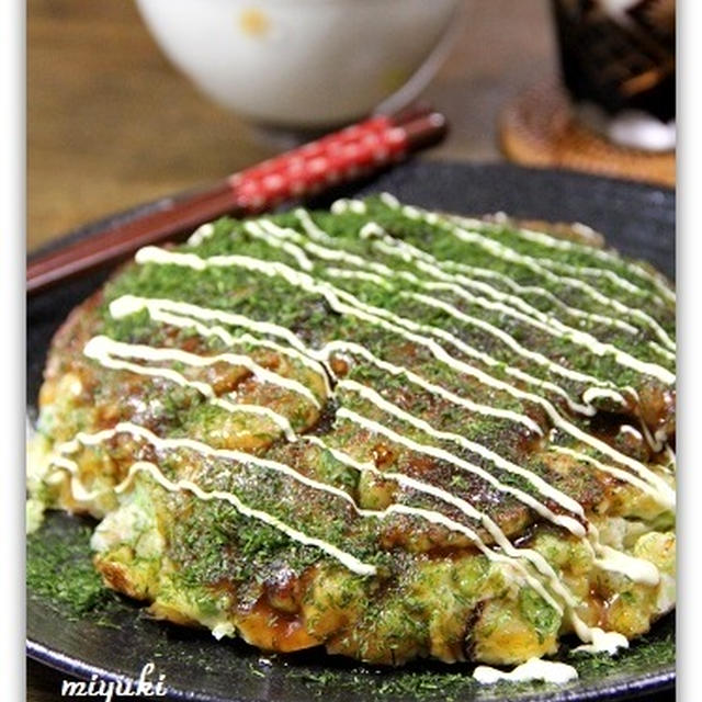 おそばが嬉しいモダン焼き　