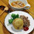じゃがいも蒸し挽肉添え