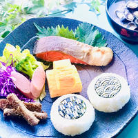 岐阜県オリジナルブランド米 美濃「ハツシモ」の塩にぎり朝食プレート