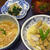豚ミンチあんかけ丼＆長男卒業〜♪
