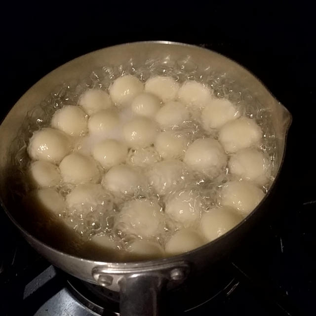 超簡単★白玉を作って食後のデザートに