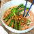 Red Curry Noodle Soup with Asparagus and Spicy Tempehレッドカレーヌードルスープ、スパイシーテンペのっけ