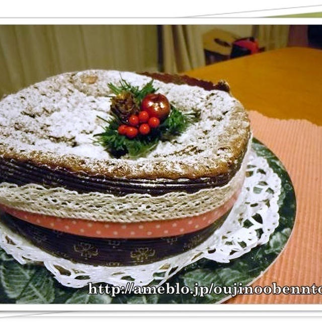 ガトーショコラ～クリスマスケーキ練習（笑）