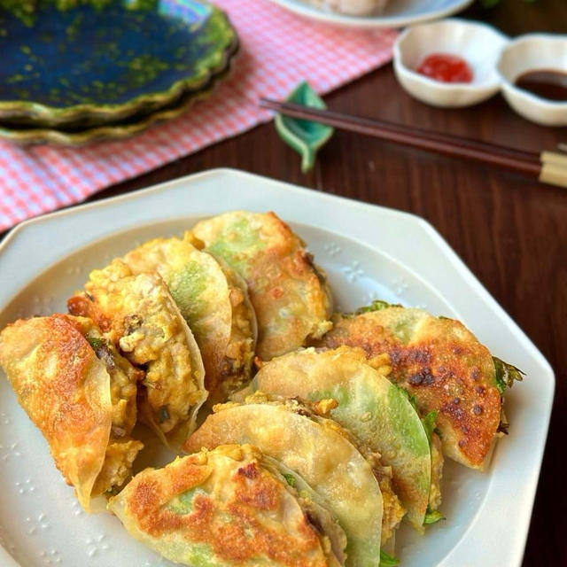 魚嫌いさんもヤミツキ☆鯖豆腐のセロリカレー餃子