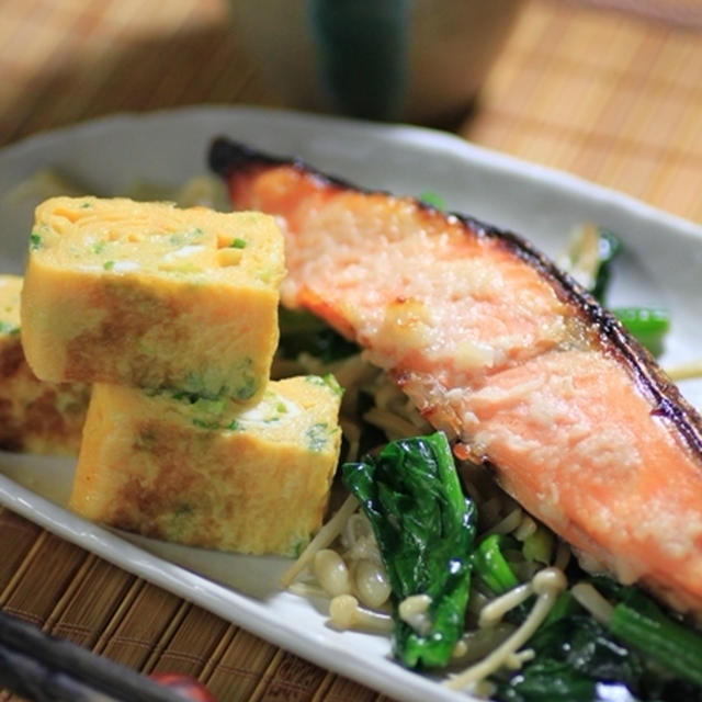 鮭の塩麹焼き