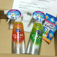 〈花王 キュキュットCLEAR泡スプレー〉気になる汚れをきれいに落とす！