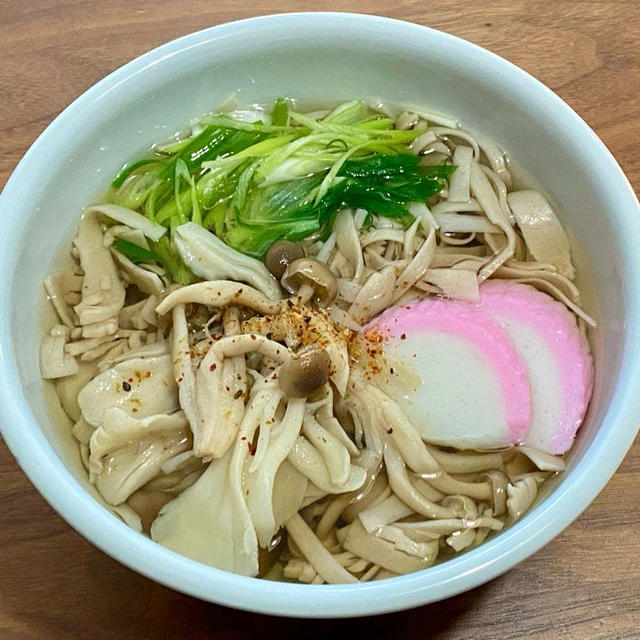 夫のお昼は、ふし麺です！