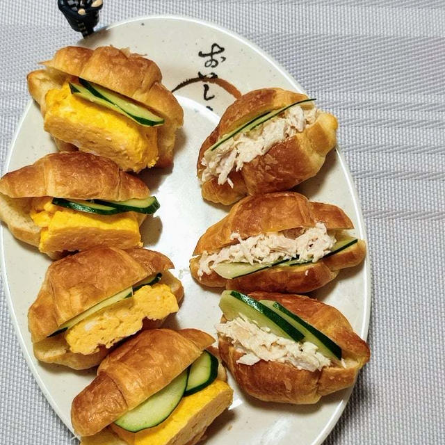 ミニクロワッサンサンドイッチ