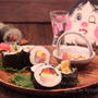 昼カフェ☆ずっしり太巻き・きょうこの海鮮恵方巻～。