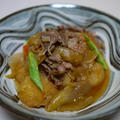 肉じゃが と ササミときゅうりの梅肉和え