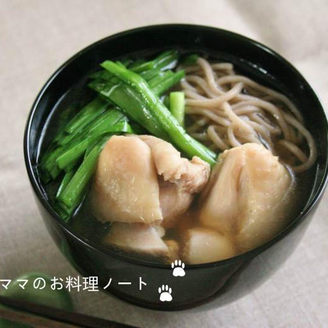 鶏ニラそばのお昼ごはん