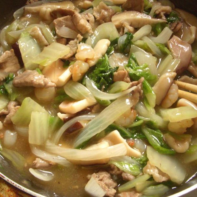 晩御飯作り。