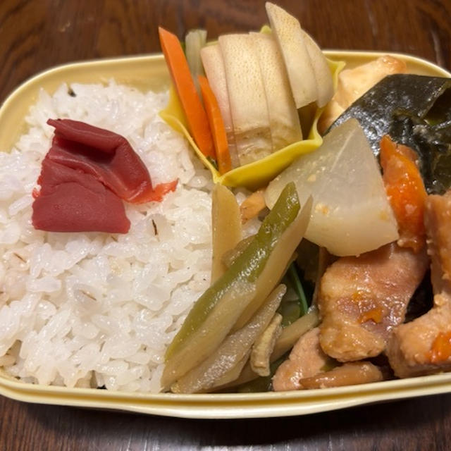 最近のお弁当　　