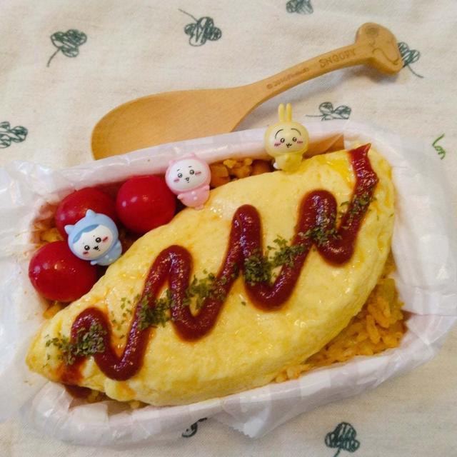 包まないオムライス弁当〖簡単弁当〗   #平日お昼ご飯はお弁当or外食