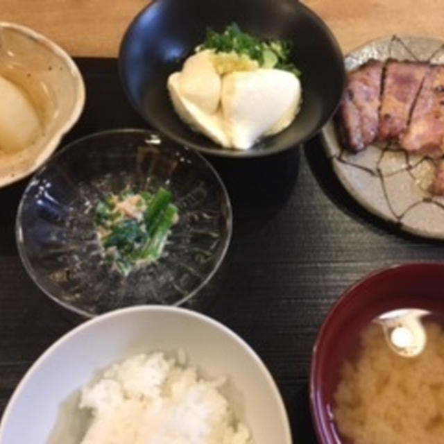 豚肉の利休漬け定食