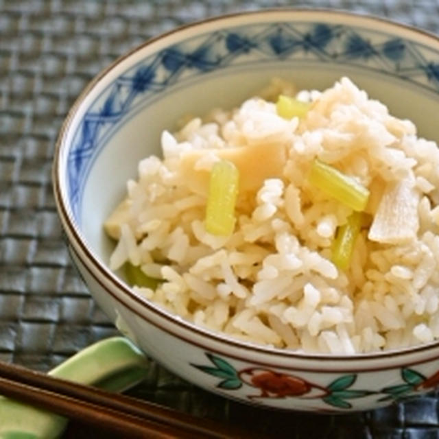 【蕗たけのこご飯 ＆ 槇かおるさんのきのこ汁で炊き込みご飯】アメリカでつくるご飯二品