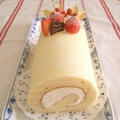 米粉で★クリスマスロールケーキ試作しました♪ by shioriさん