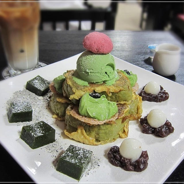 前田珈琲の抹茶フレンチトースト（デパート催事）