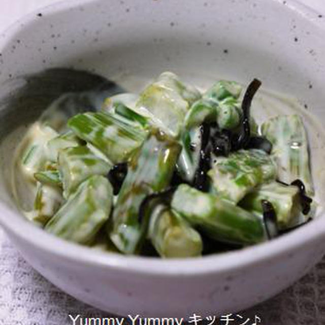 簡単野菜レシピ☆こぶマヨアスパラ♪＆ほろよい当たりました！