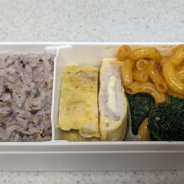 わたしのお弁当　~チーズはさみピカタ〜