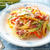 パンチェッタと彩り野菜のチーズパスタ